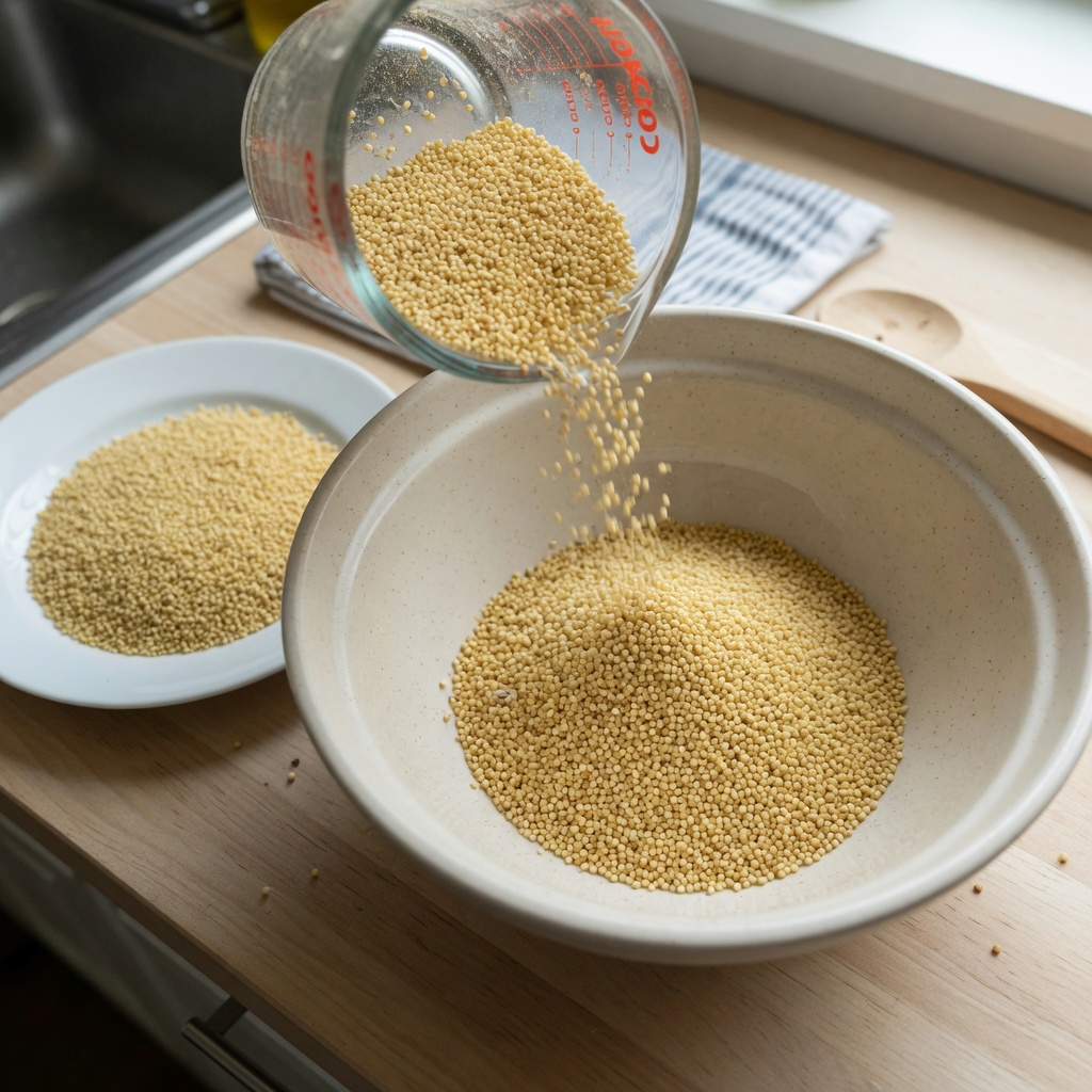 No-Bake Millet Fruit Clusters for Birds step 1