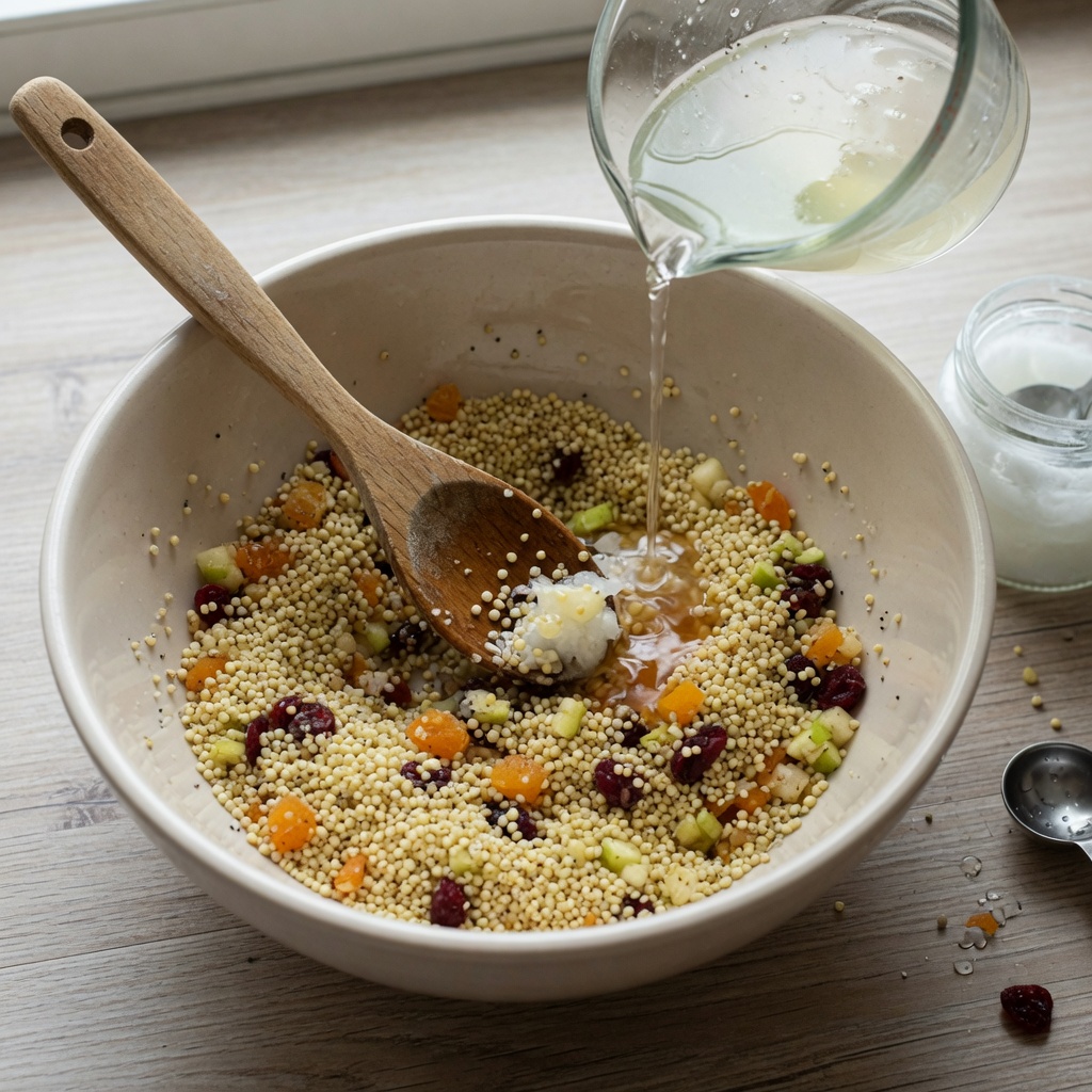 No-Bake Millet Fruit Clusters for Birds step 4