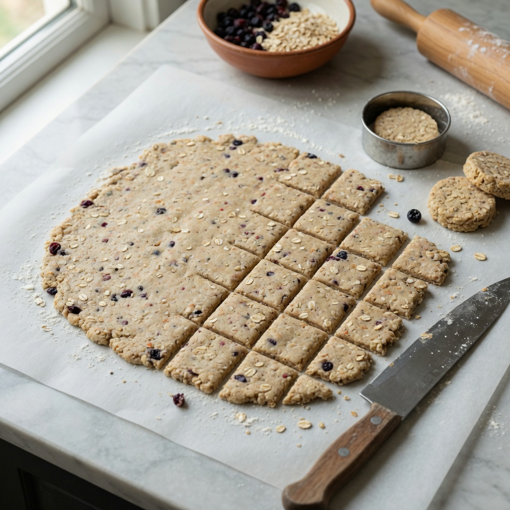 Oat and Berry Rabbit Biscuits step 4