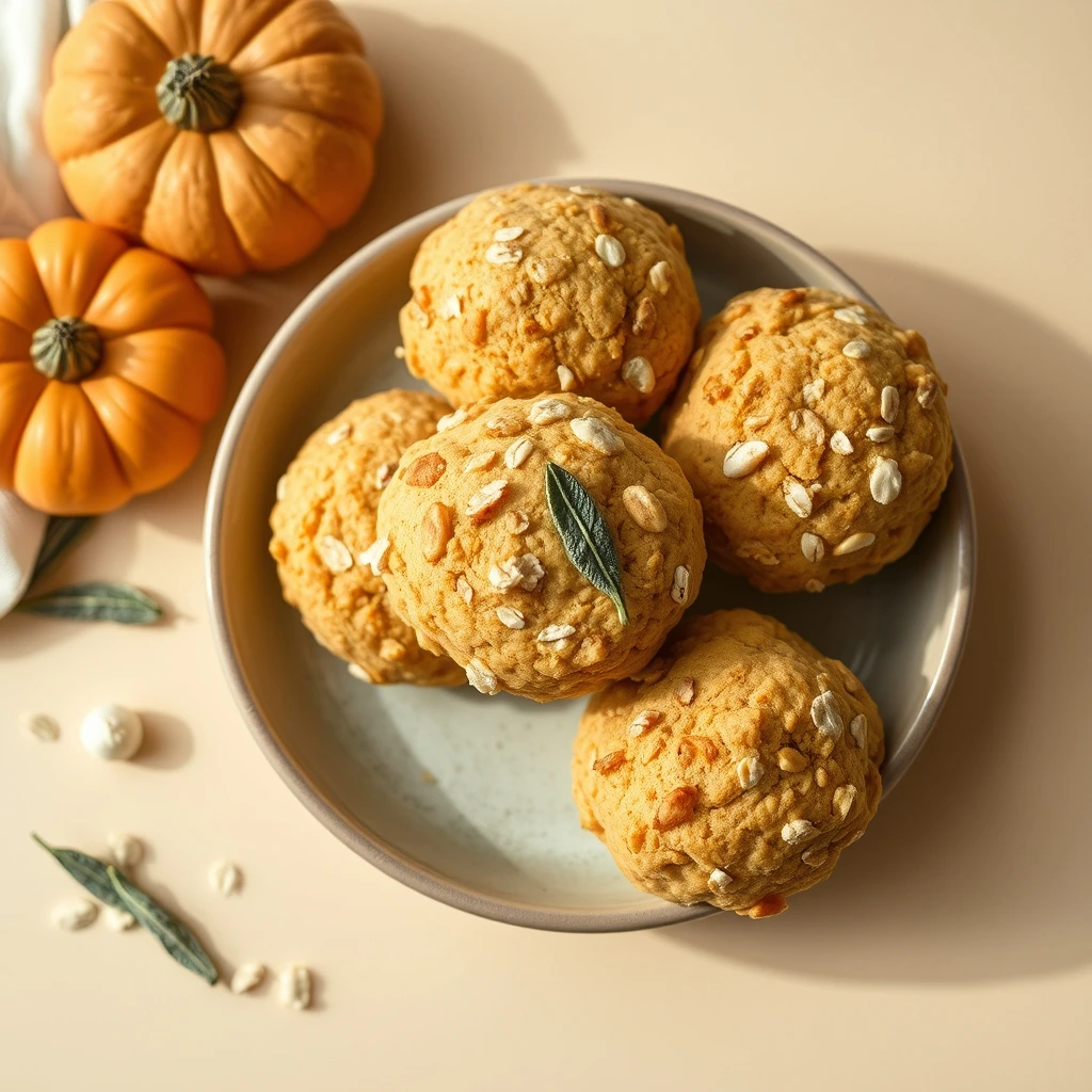 Oat and Pumpkin Biscuits for Dogs