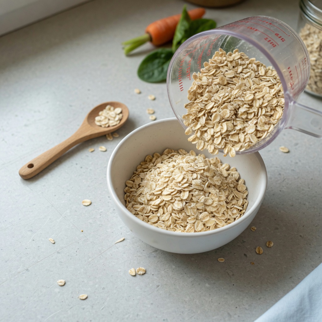 Oat and Veggie Mash for Guinea Pigs