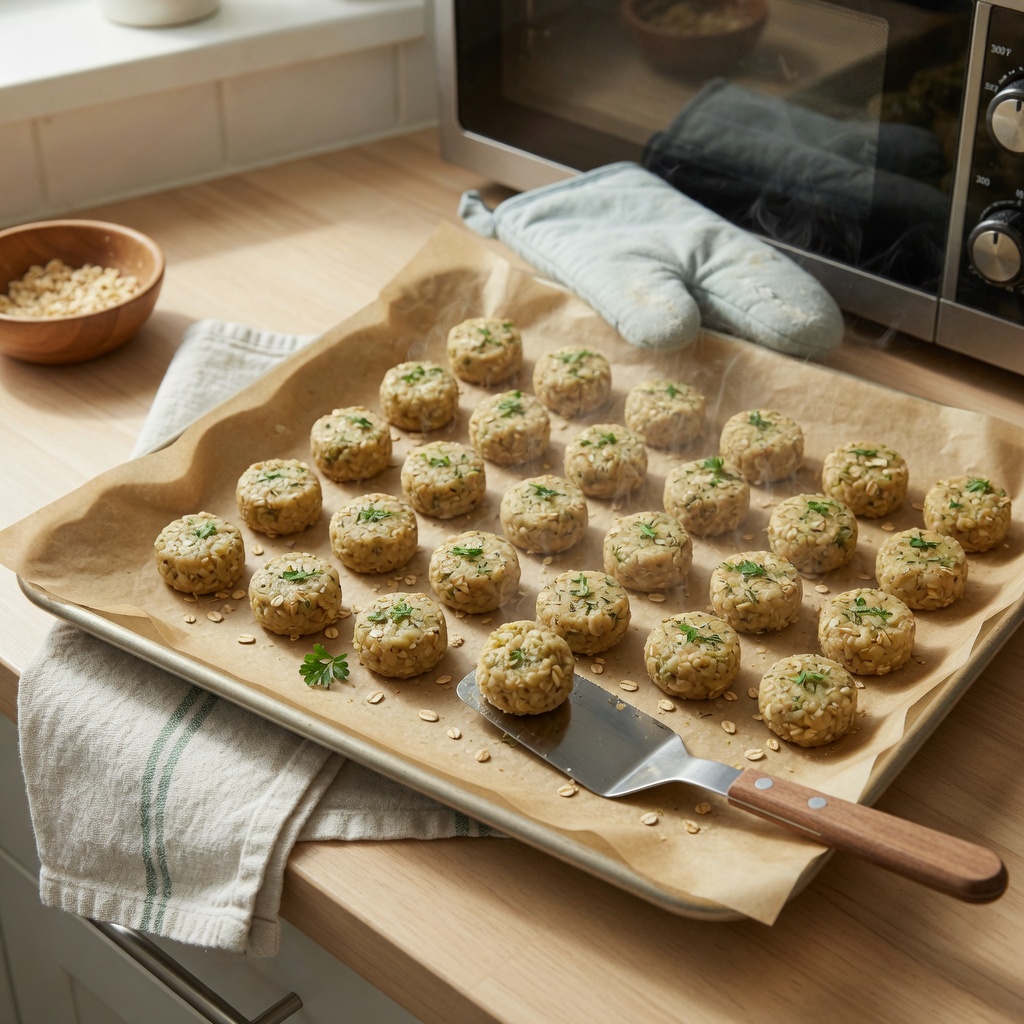 Oat Banana Herb Bites for Rabbits step 6
