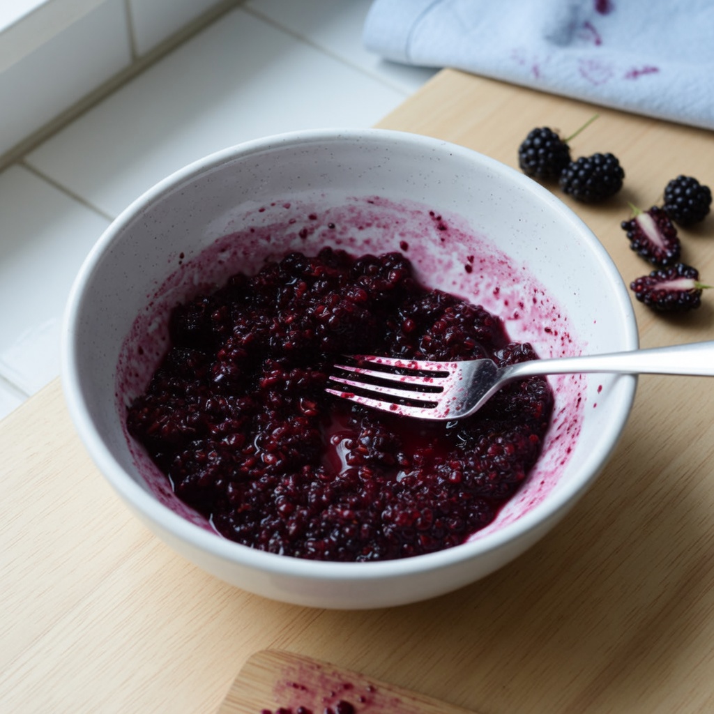 Oat Blackberry Rabbit Bites step 1