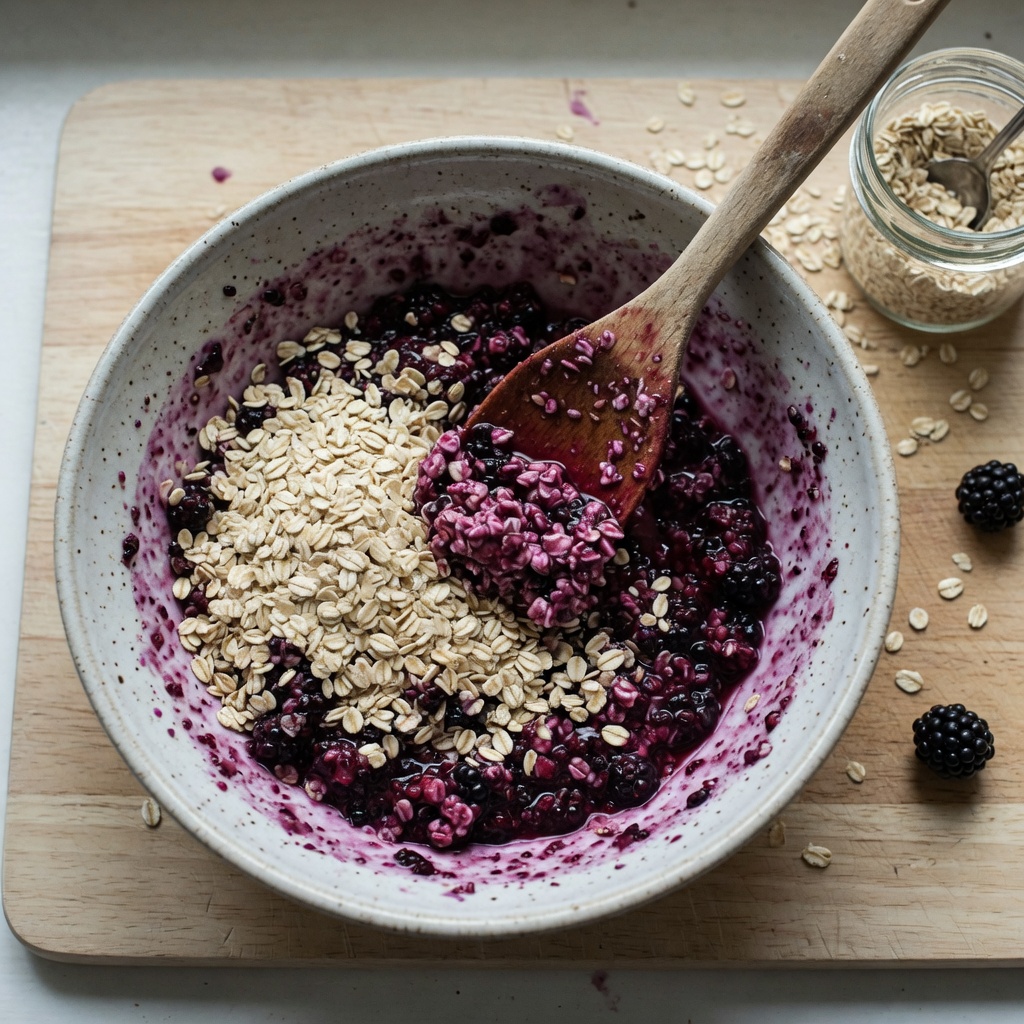 Oat Blackberry Rabbit Bites step 3