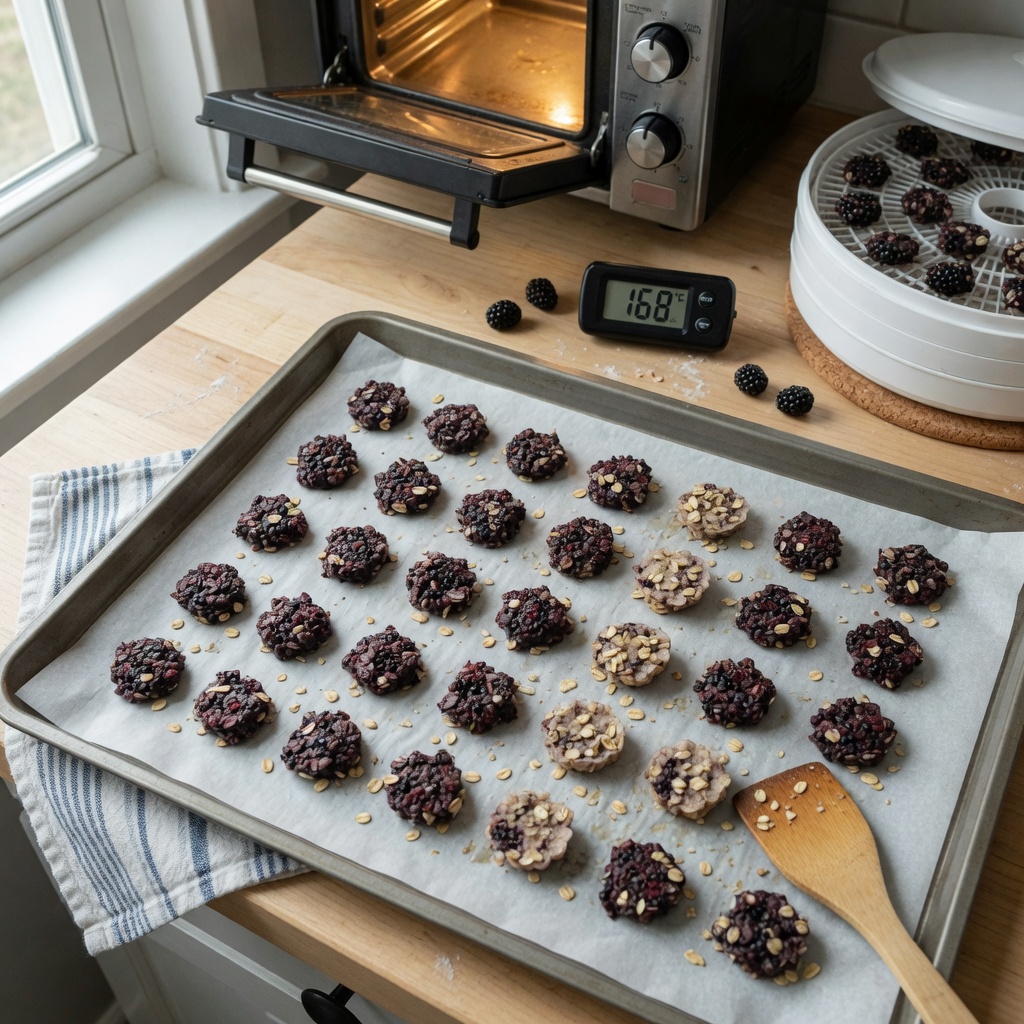 Oat Blackberry Rabbit Bites step 5
