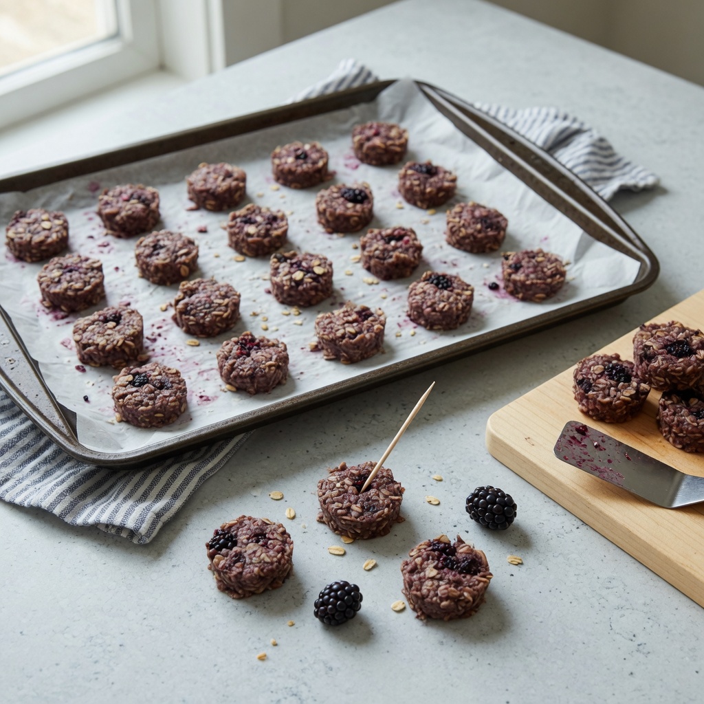 Oat Blackberry Rabbit Bites step 6