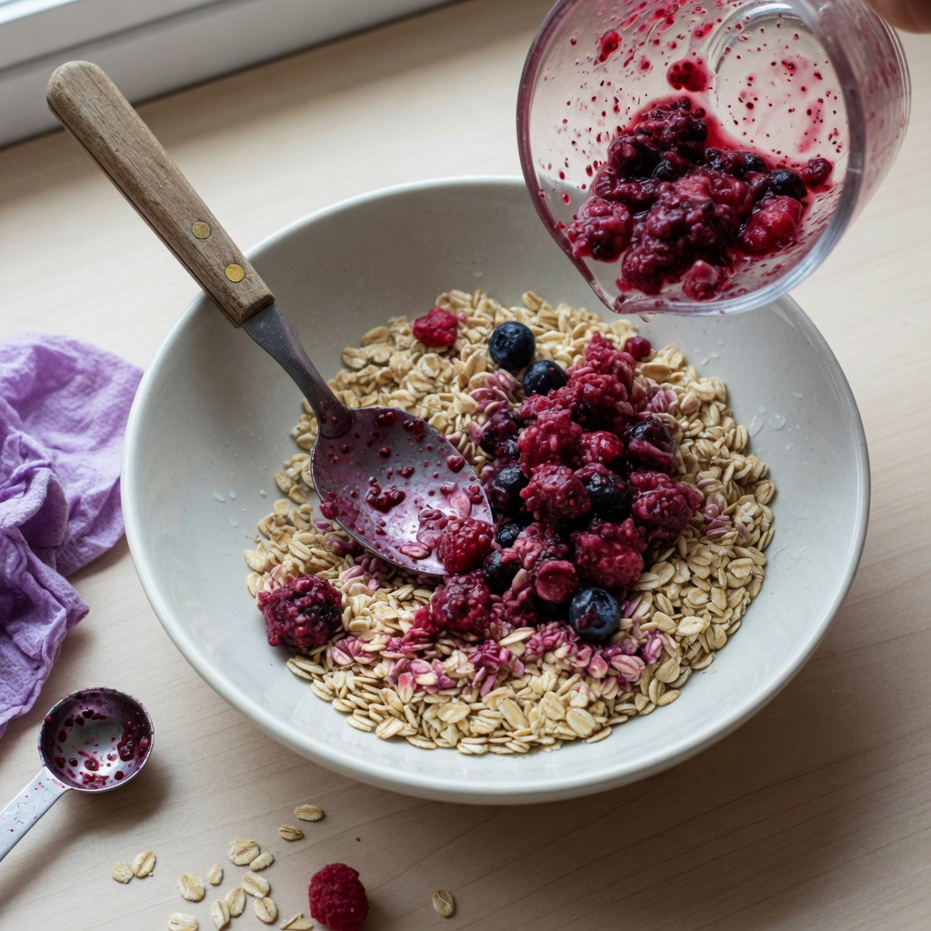 Oatmeal Berry Bliss Bird Treats step 3
