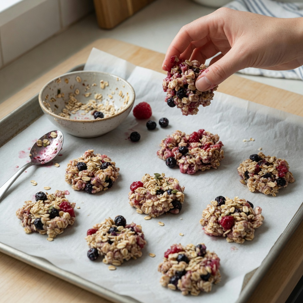 Oatmeal Berry Bliss Bird Treats step 4