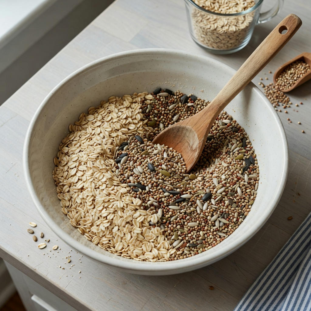 Oats and Seed Bird Clusters