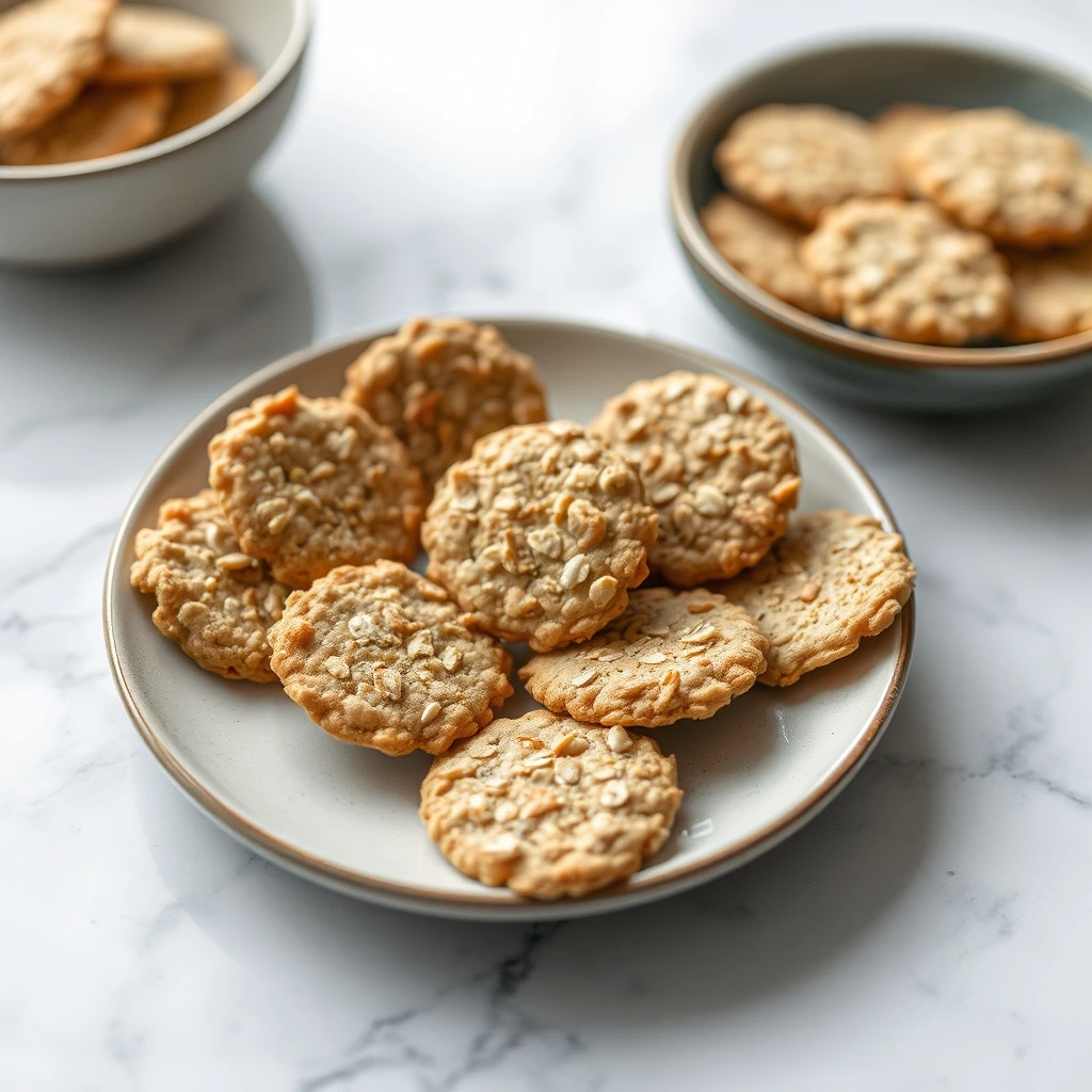 Oven-Baked Oatmeal Salmon Savory Crackers for Dogs: A Crunchy Omega-3 Treat step 2