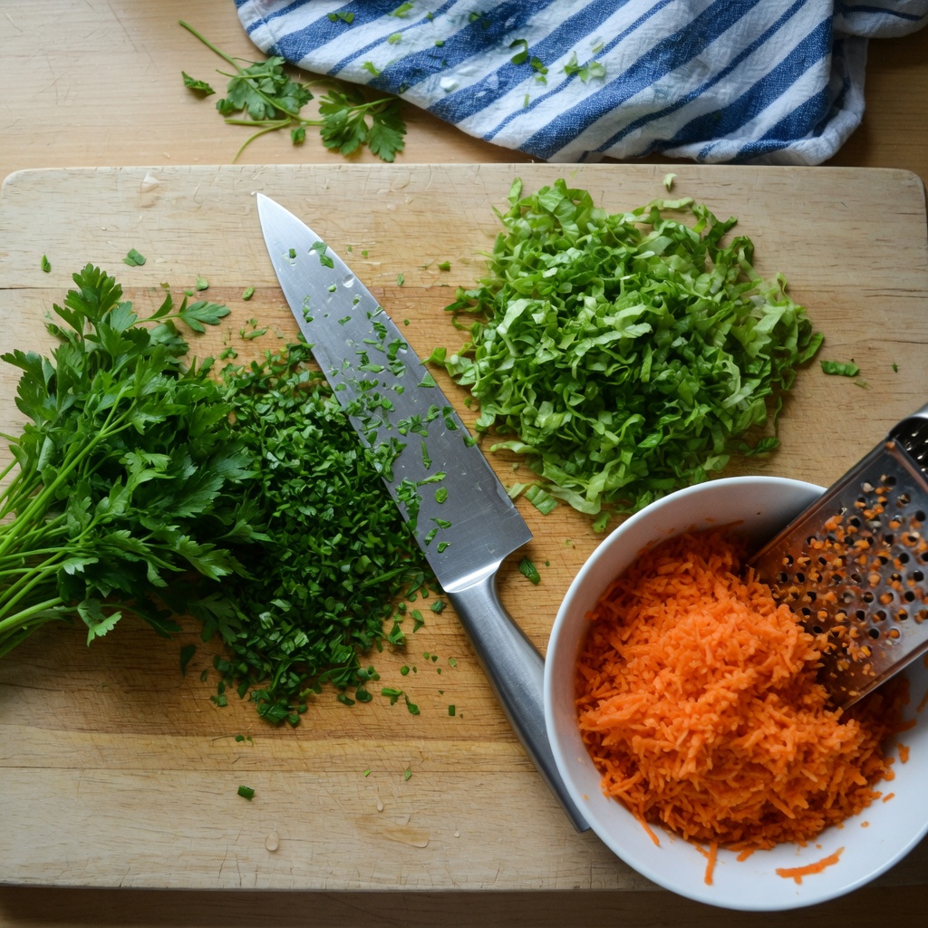 Parsley Carrot Rabbit Cake