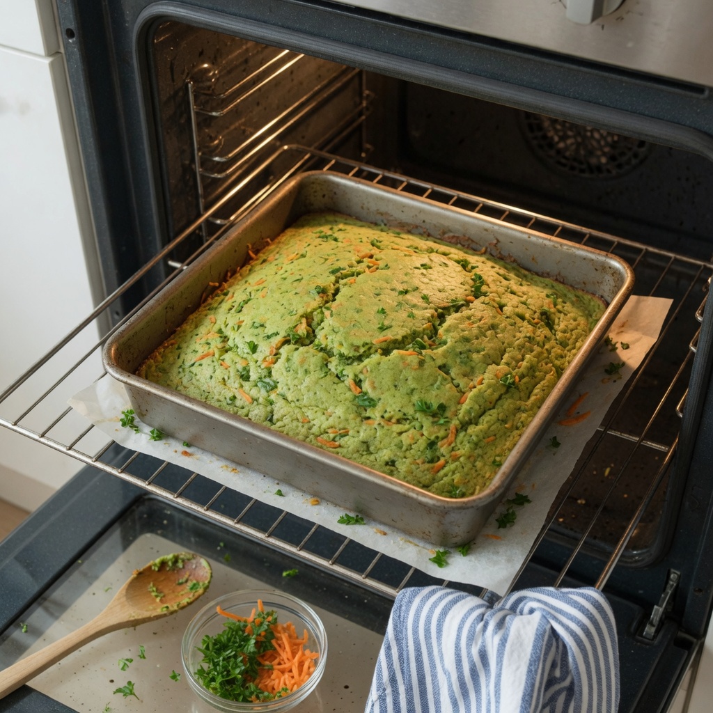 Parsley Carrot Rabbit Cake step 5