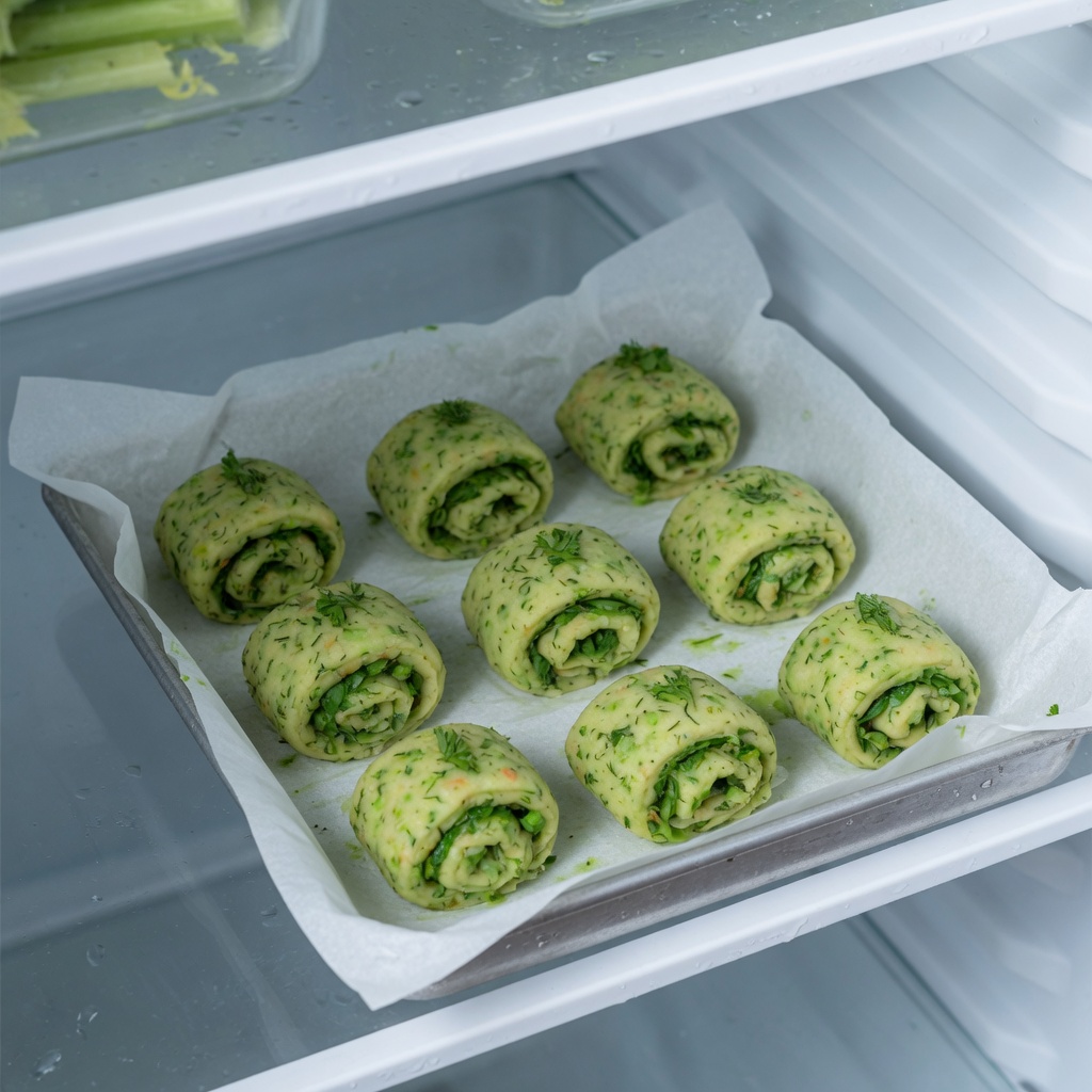Pea Herb Rabbit Rolls step 7