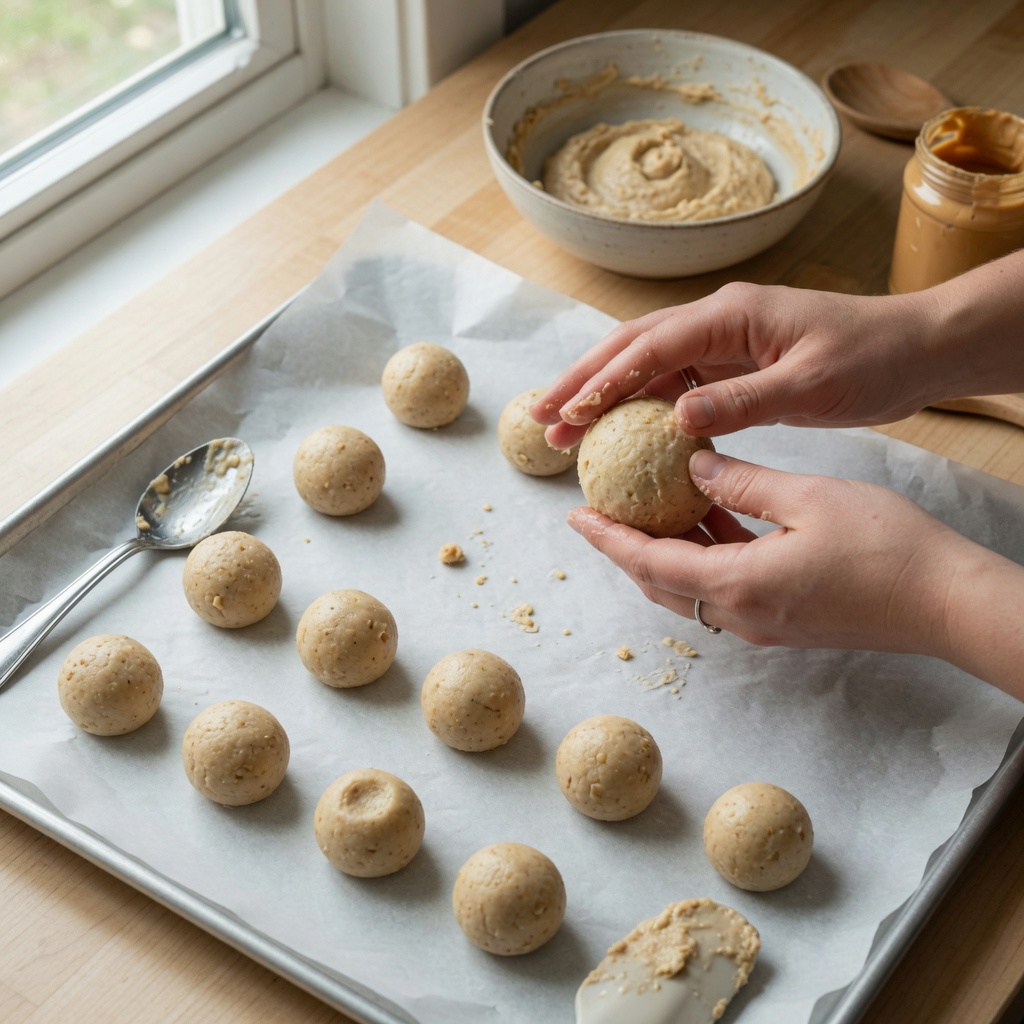 Peanut Butter Yogurt Dog Balls step 5
