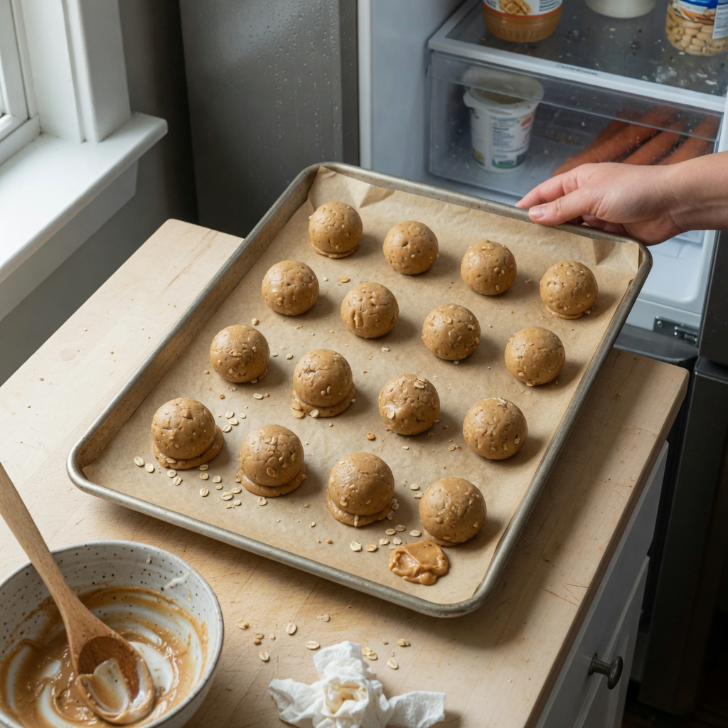 Peanut Butter Yogurt Dog Balls step 6