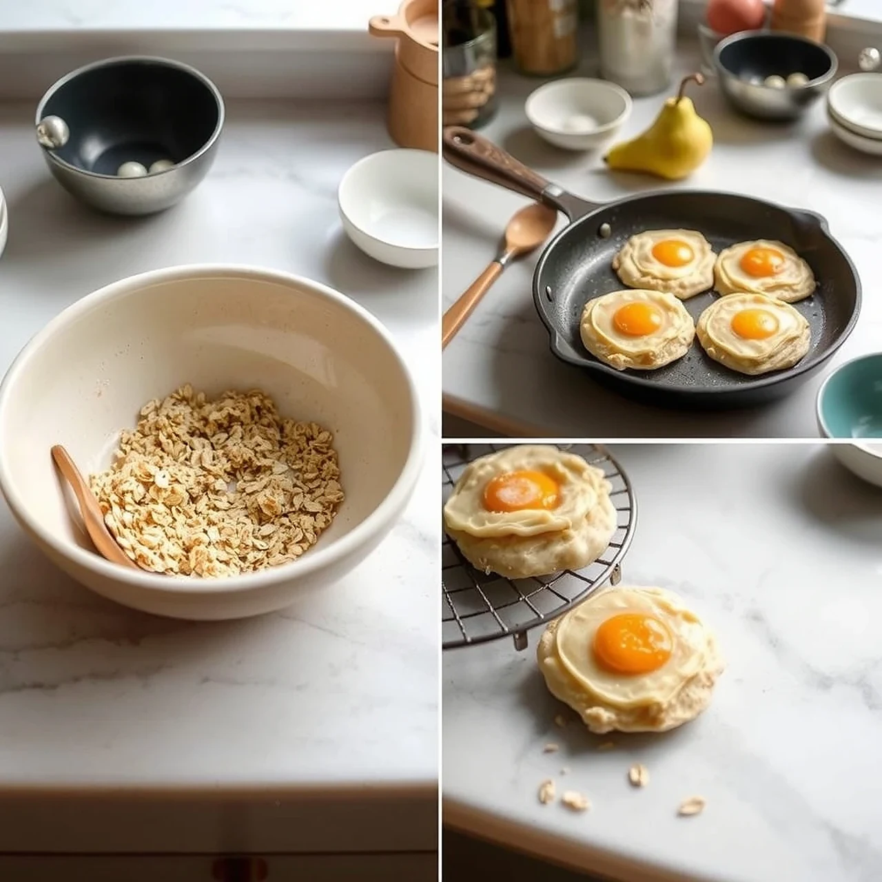 Pear and Oat Griddle Cakes for Dogs