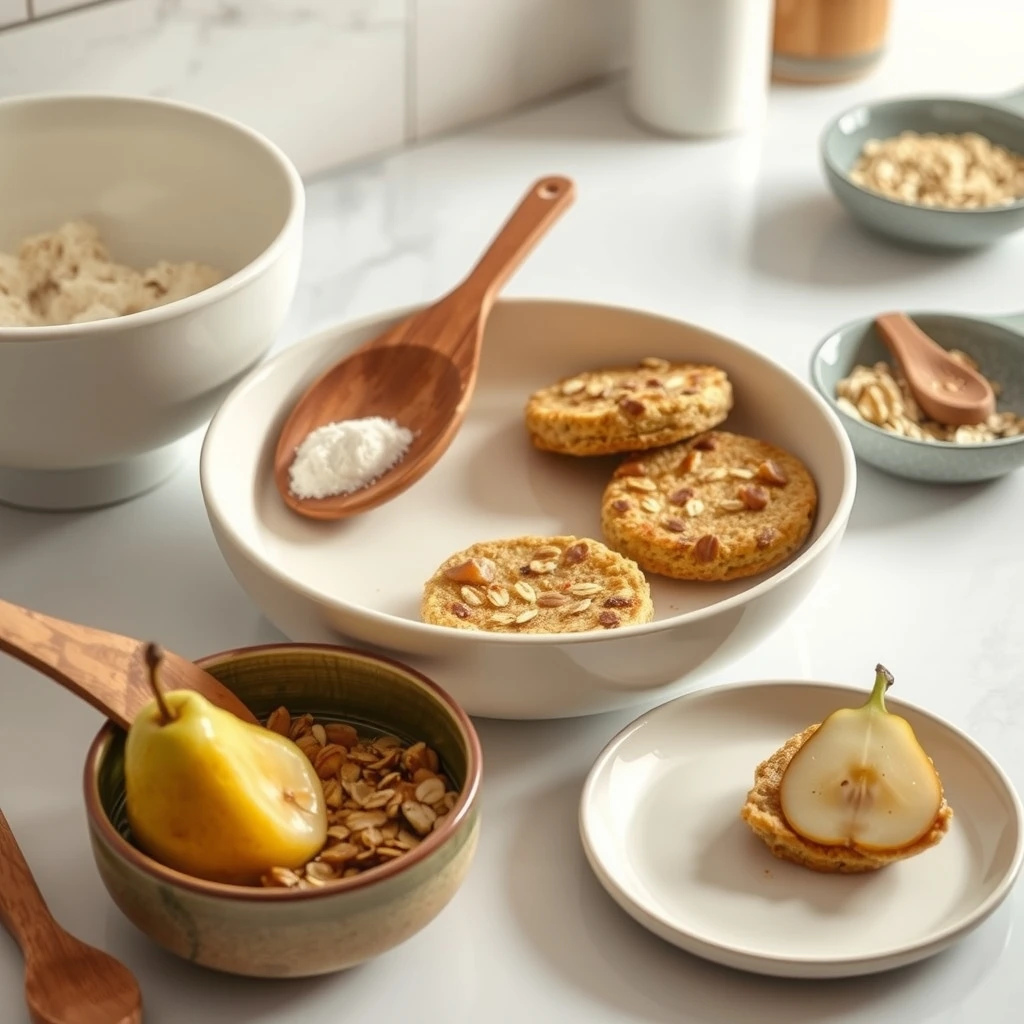 Pear and Oat Griddle Cakes for Dogs step 5