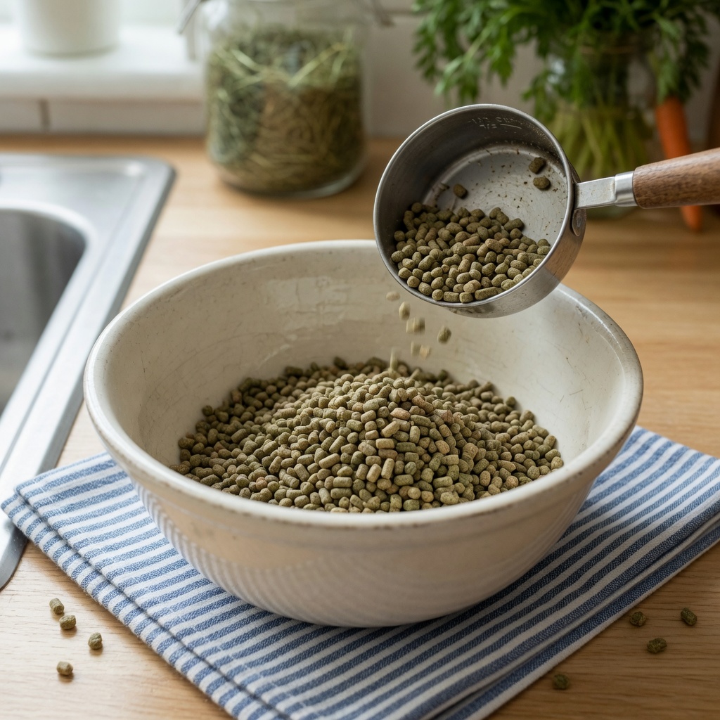 Pellet Hay Veggie Mash for Guinea Pigs