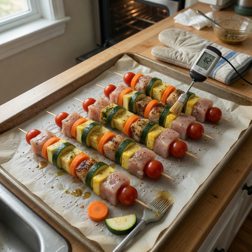 Make Simple Turkey Veggie Kabobs as Summer Treats for Dogs and Cats step 6