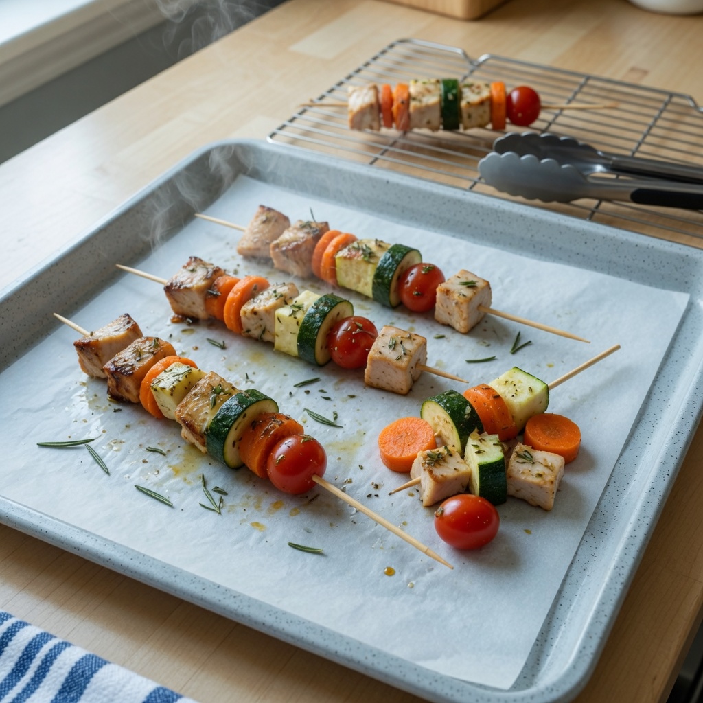 Make Simple Turkey Veggie Kabobs as Summer Treats for Dogs and Cats step 7