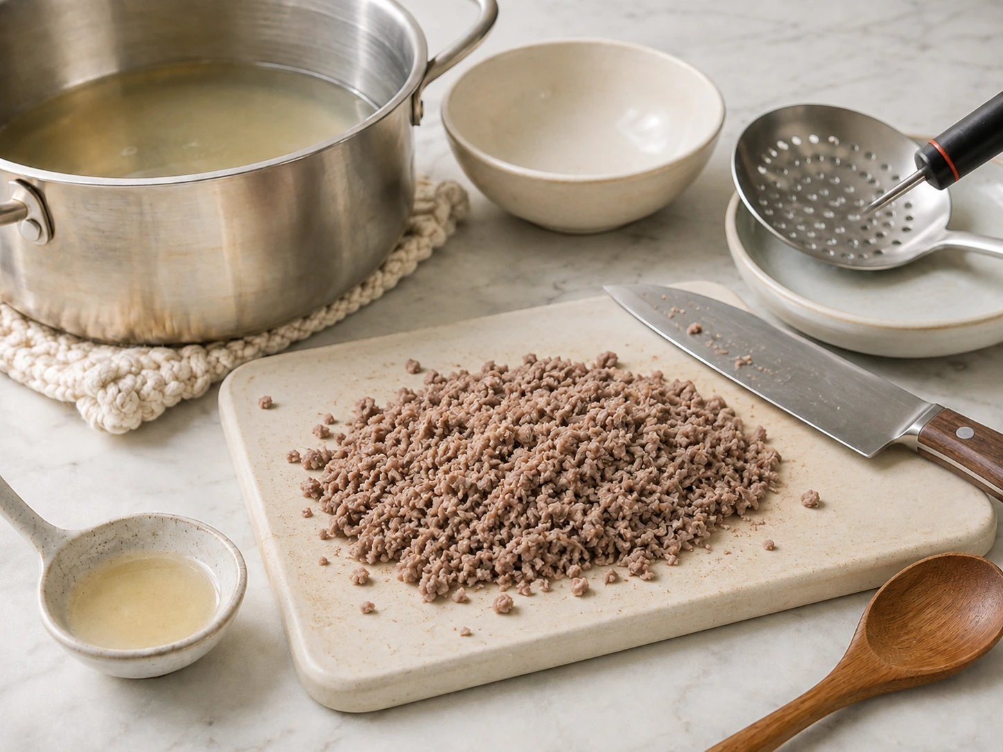 Poached Chicken Heart Mince Topper for Cats
