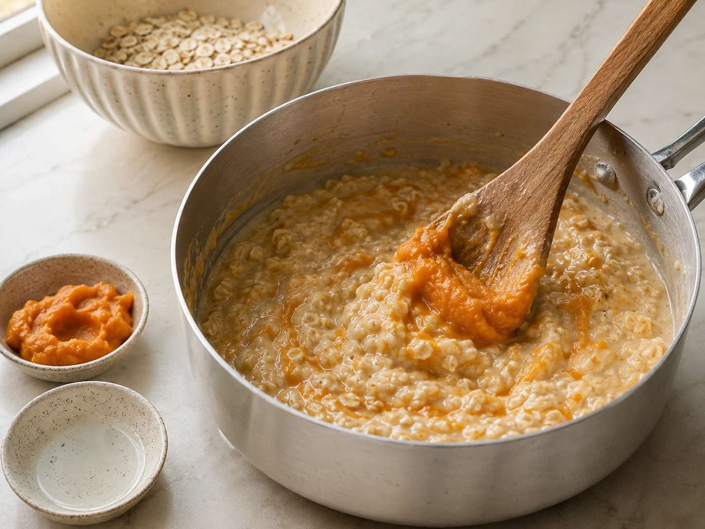 Pumpkin and Egg Oatmeal Spoon Topper for Dogs