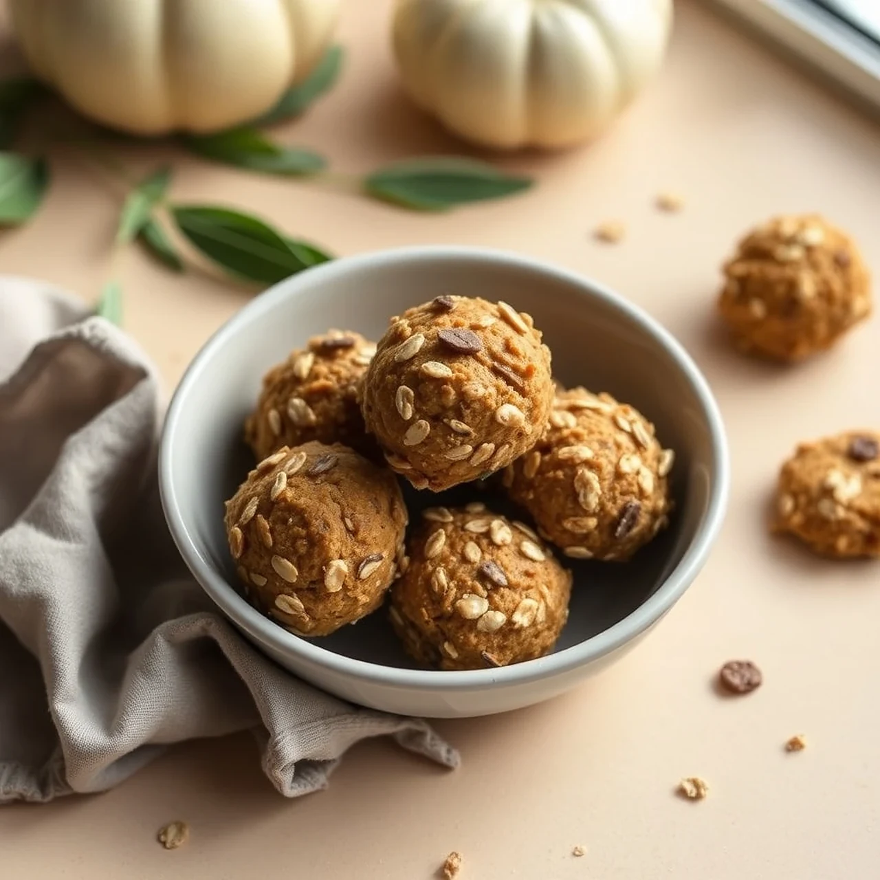 Pumpkin Oat Training Treats for Dogs