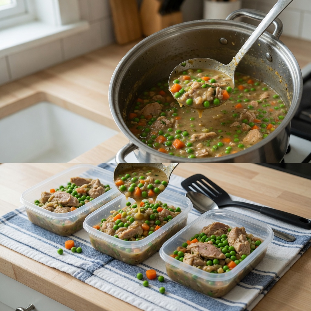 Rabbit Pea Stew Recipe for Dogs