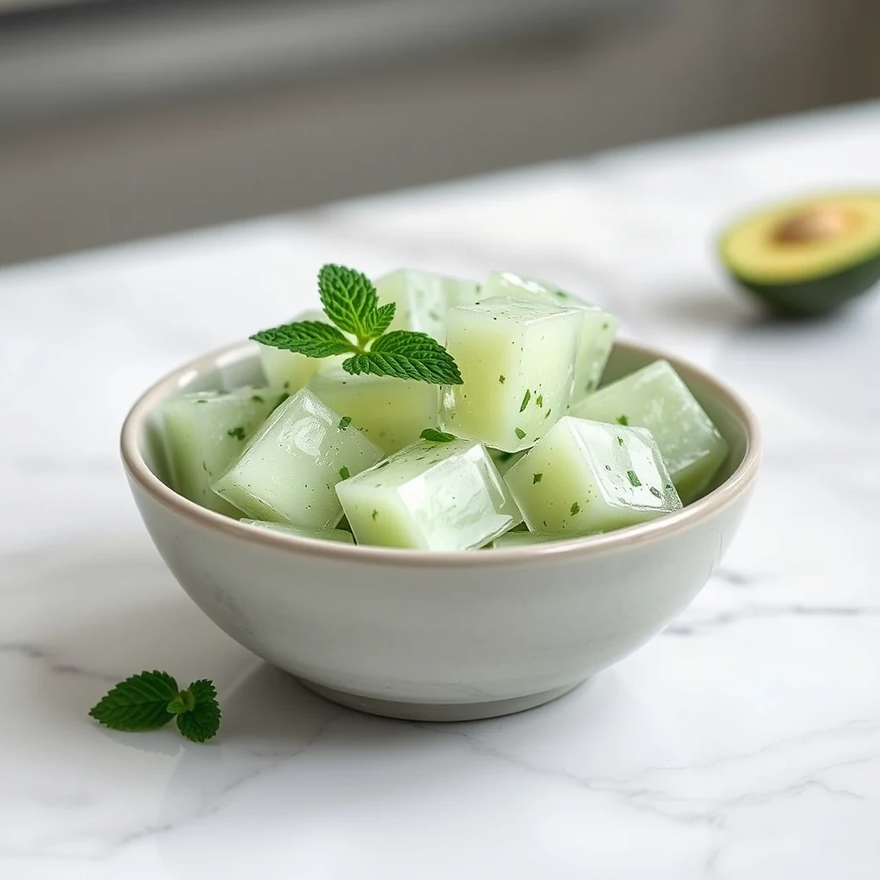 Refreshing Cucumber Mint Hydration Cubes for Your Pets