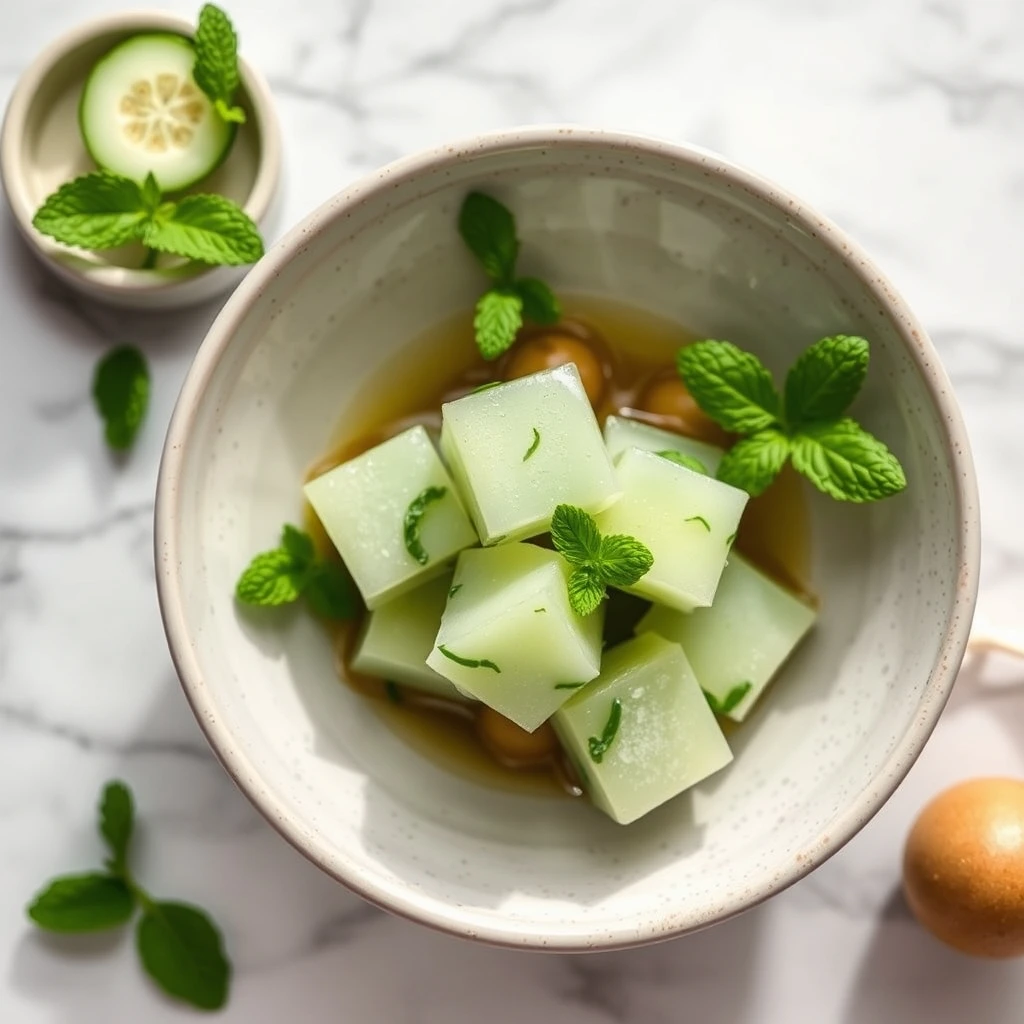 Refreshing Cucumber Mint Hydration Cubes for Your Pets step 7