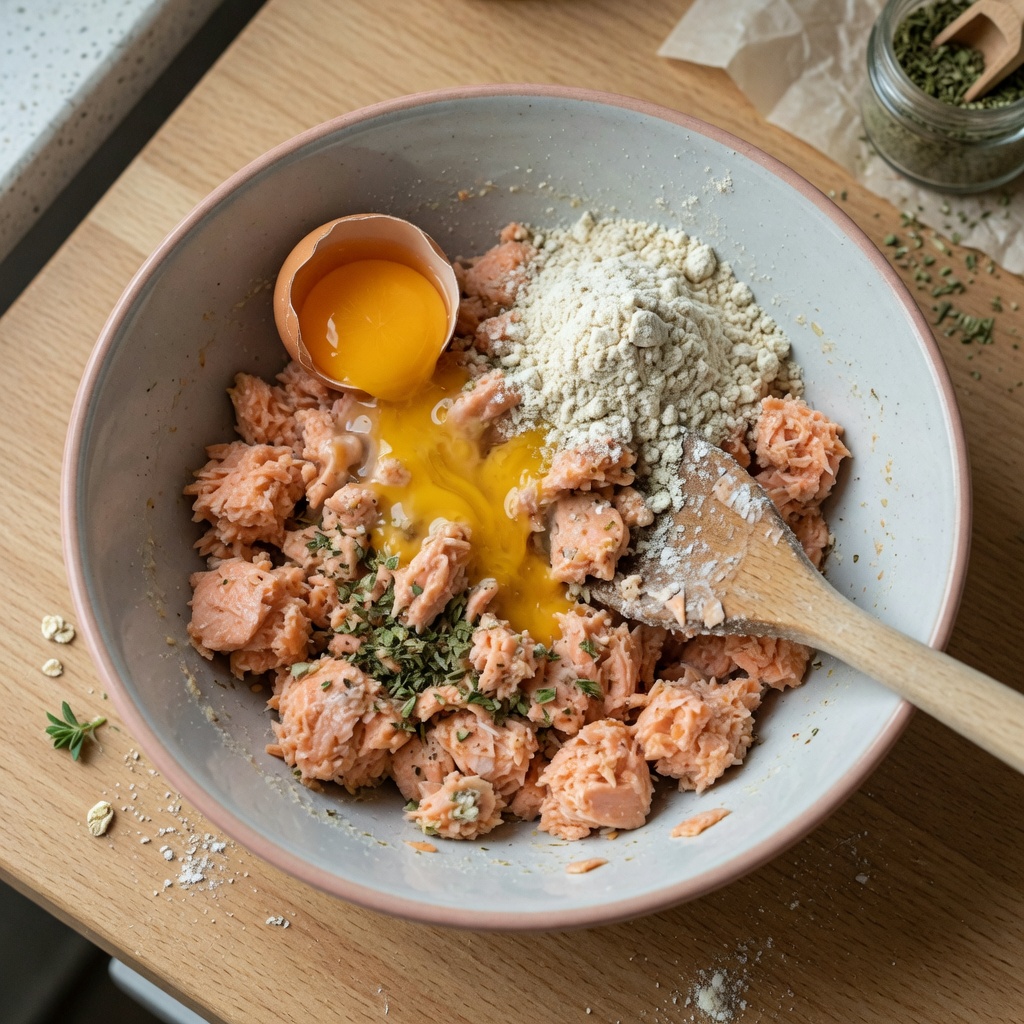 Salmon Catnip Cookies for Cats step 2