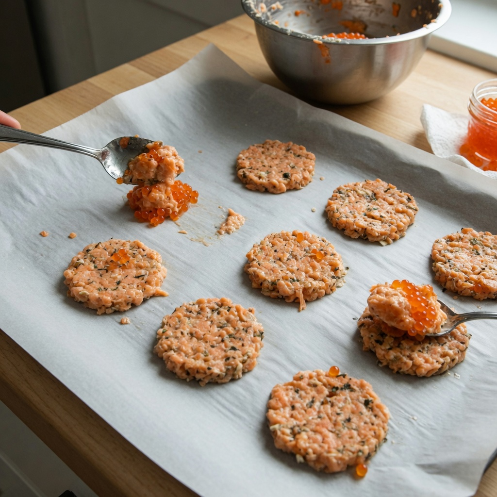 Salmon Egg Cat Bites step 4