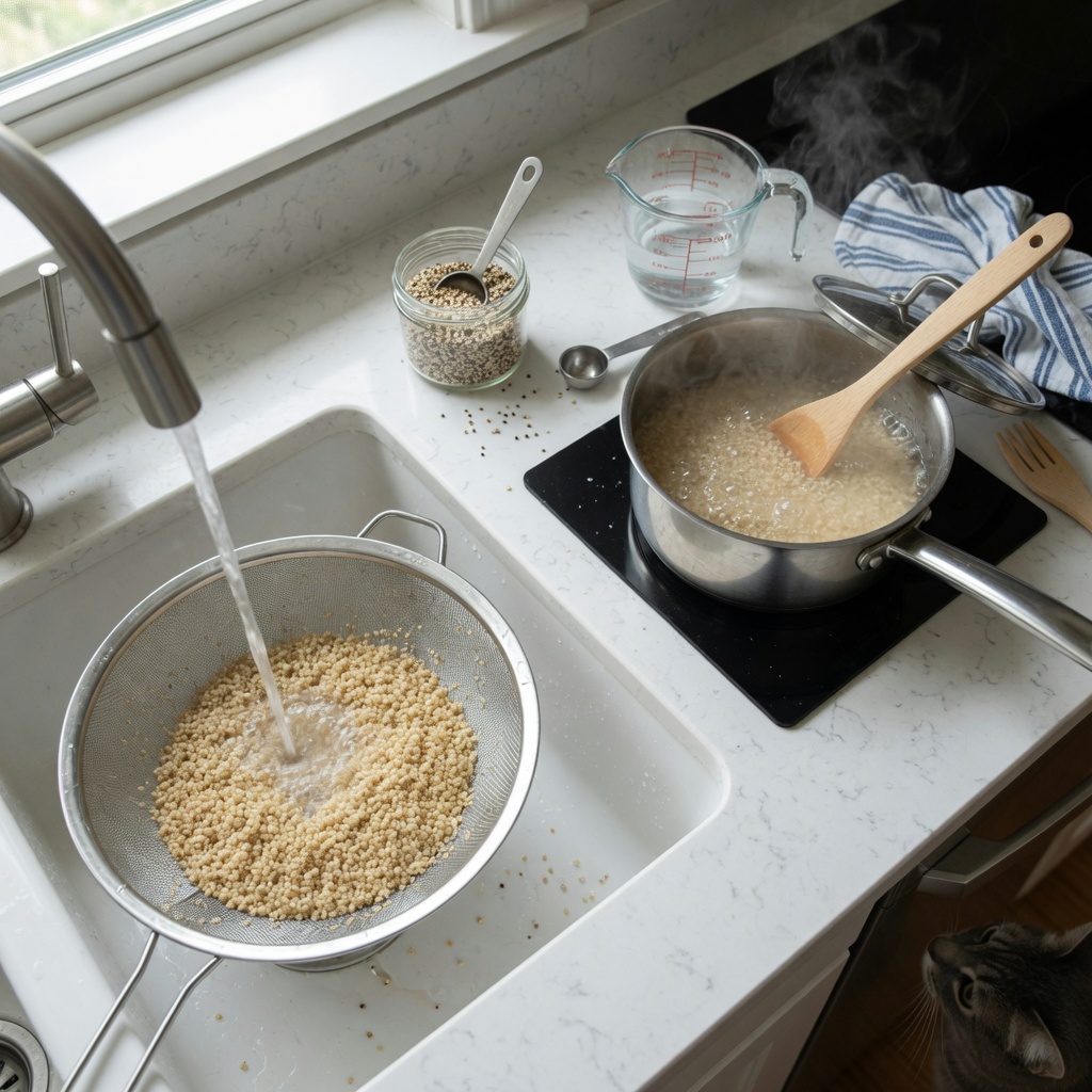 Salmon Quinoa Bowl for Cats