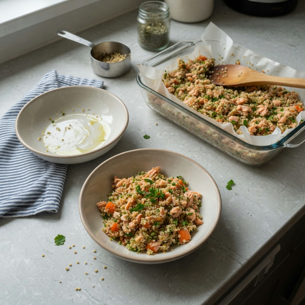 Salmon Quinoa Bowl for Cats step 6
