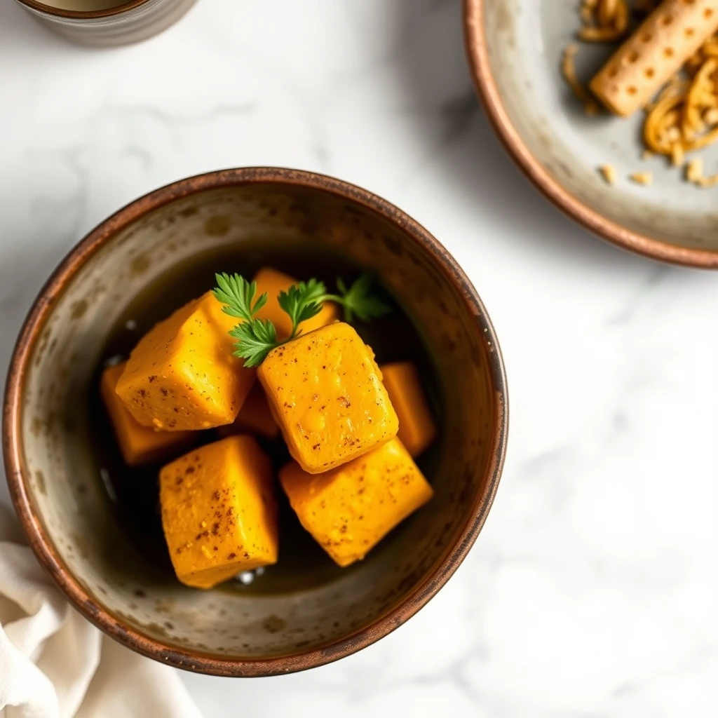 Savory Turmeric Broth Blocks: A Hydrating, Gut-Friendly Treat step 1