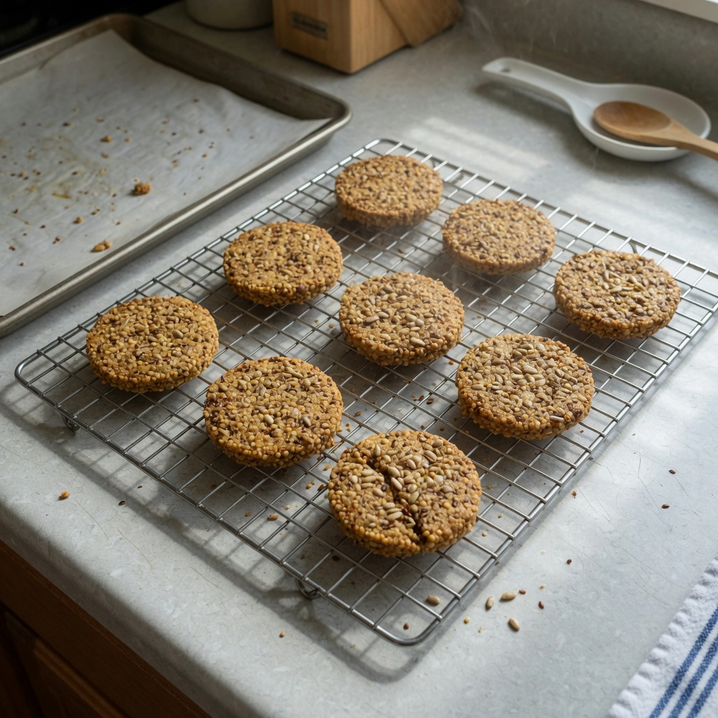 Seed Honey Flour Rounds for Birds step 6