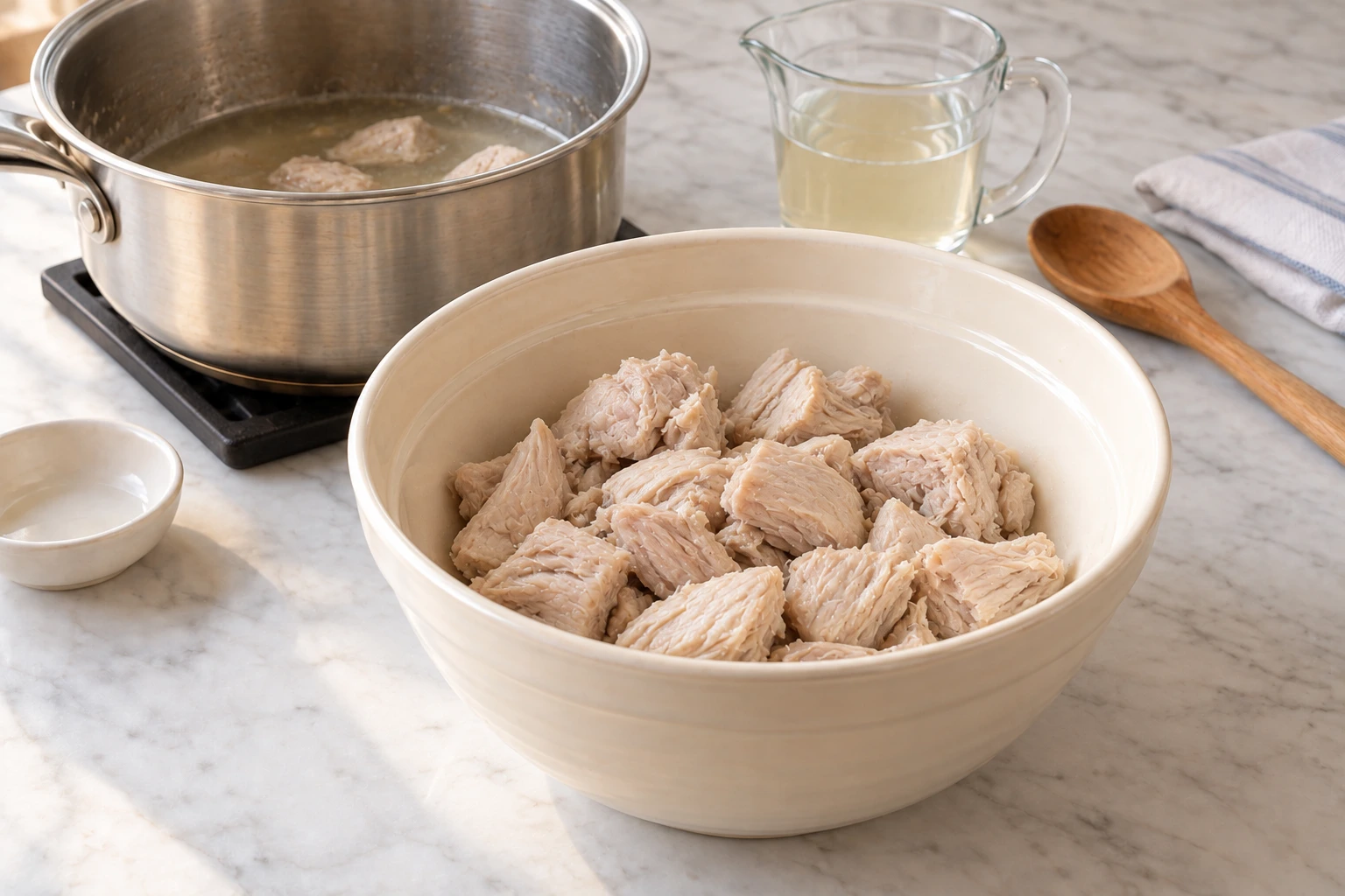 Slow-Cooked Rabbit Shreds for Cats step 3