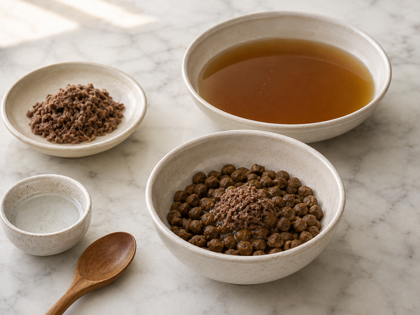 Slow-Simmered Lean Beef Jus Topper for Cats step 5