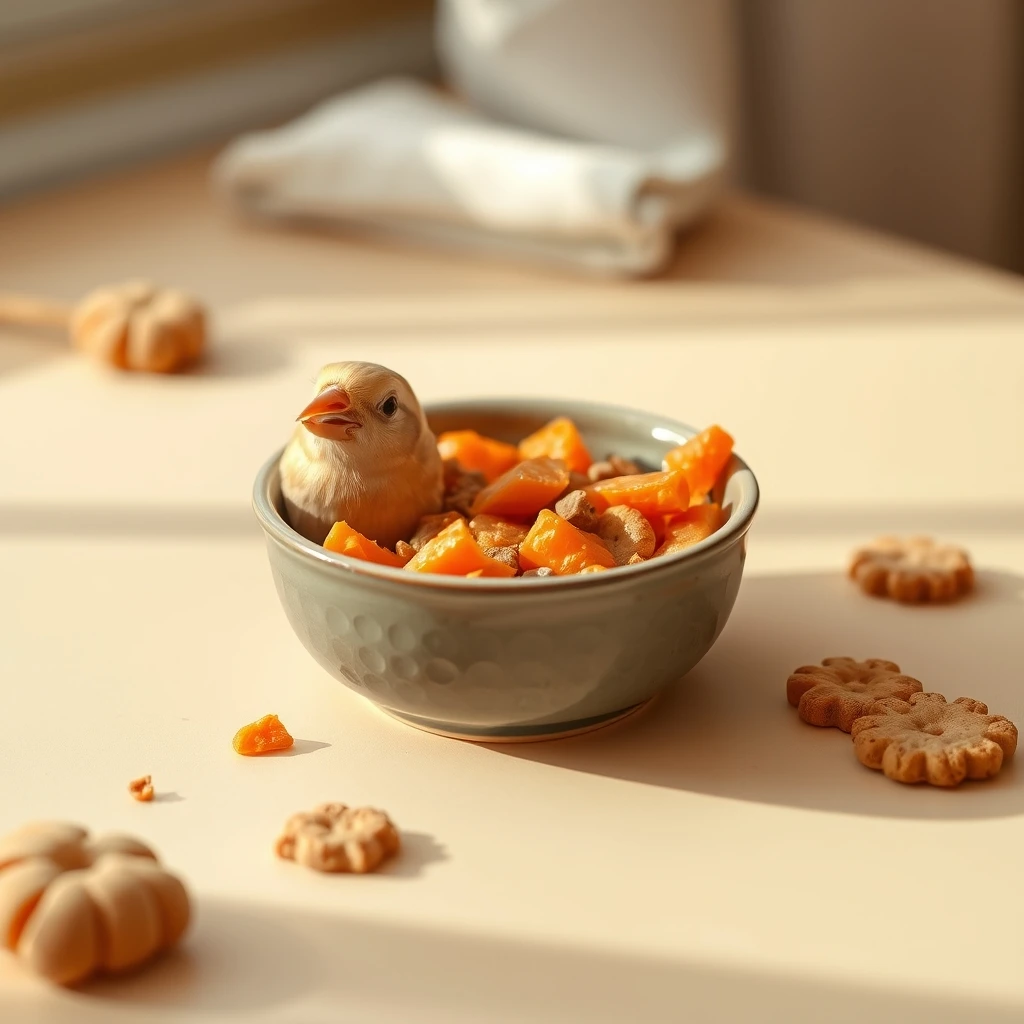 Small Batch Carrot Apple Bird Snack Cup