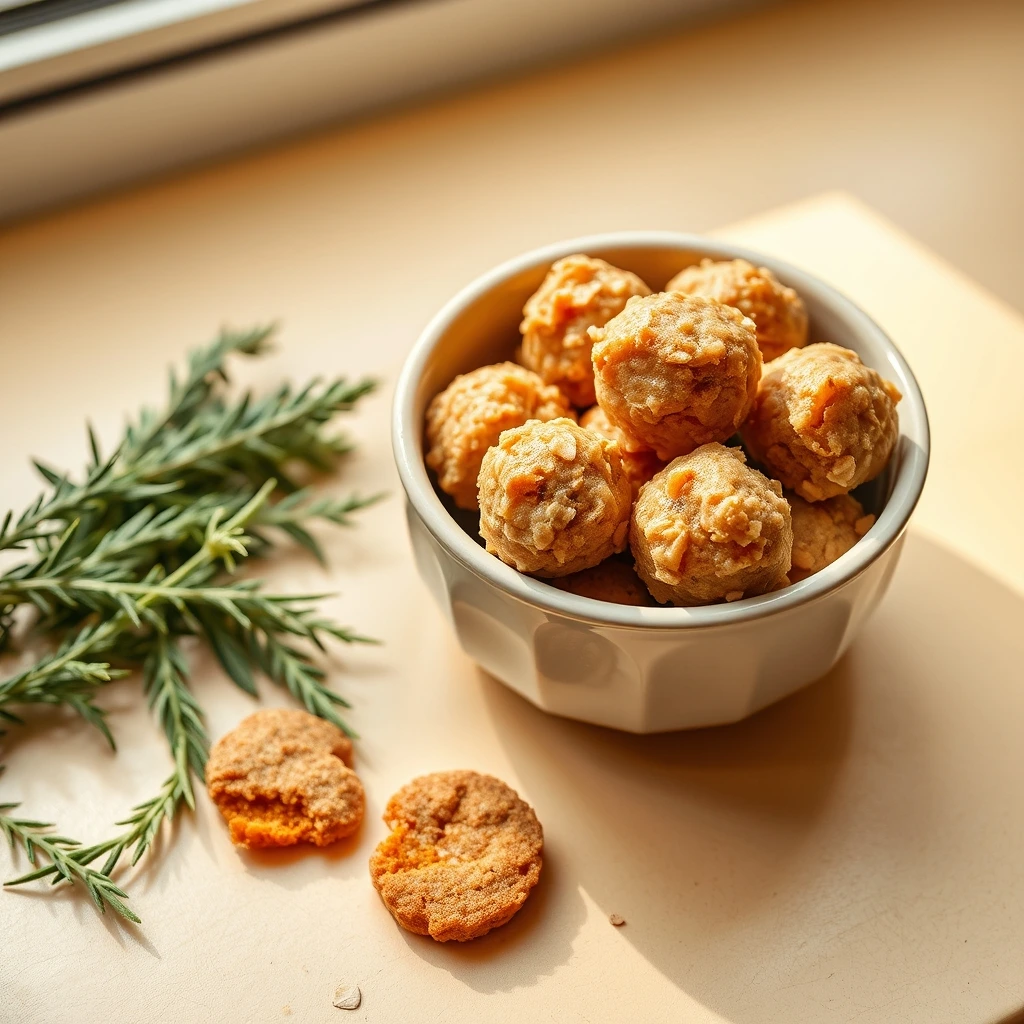 Small Batch Salmon Oat Soft Bites for Cats