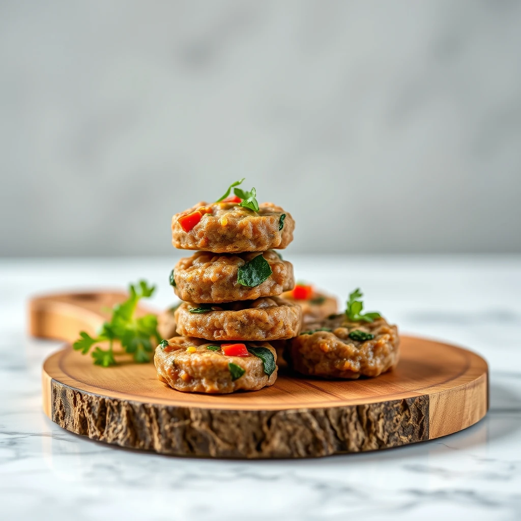 Soft & Savory Pureed Liver and Garden Veggie Bites for Dogs & Cats step 5