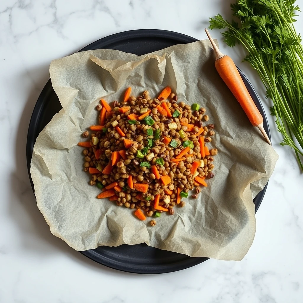 Sprouted Lentil & Carrot Confetti: A Fresh Mix for Small Pets step 3