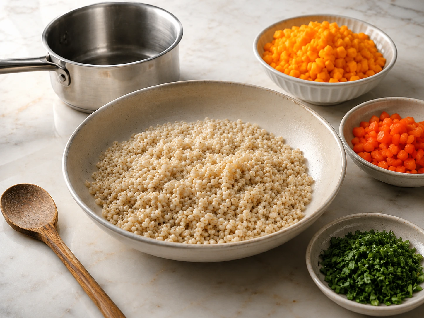 Squash and Barley Pilaf for Pet Birds step 2