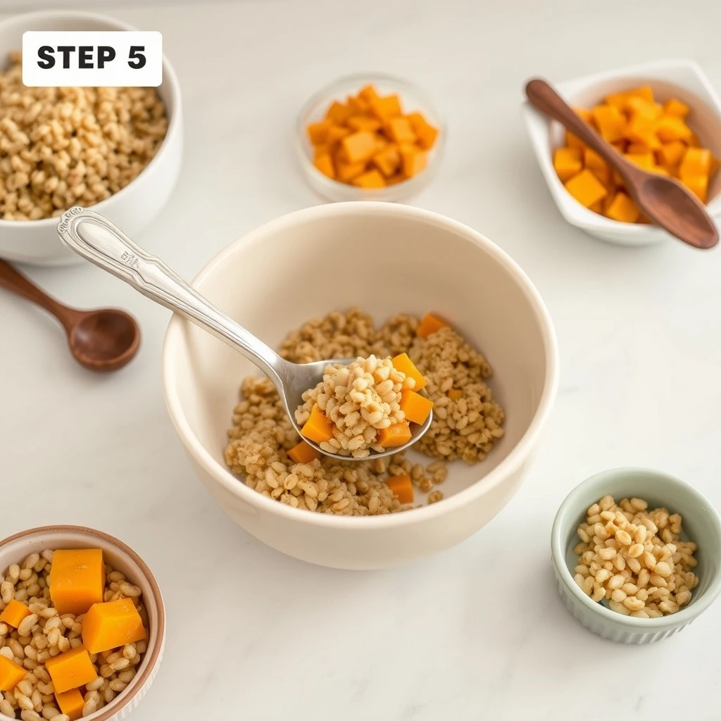 Squash and Barley Pilaf for Pet Birds step 5