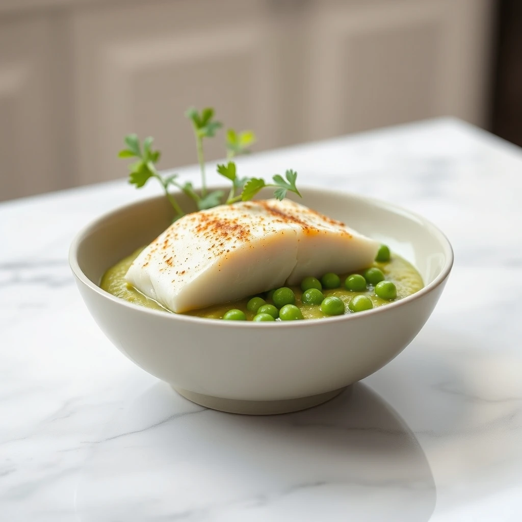 Steamed White Fish and Pea Puree: A Gentle Topper for Cats step 4