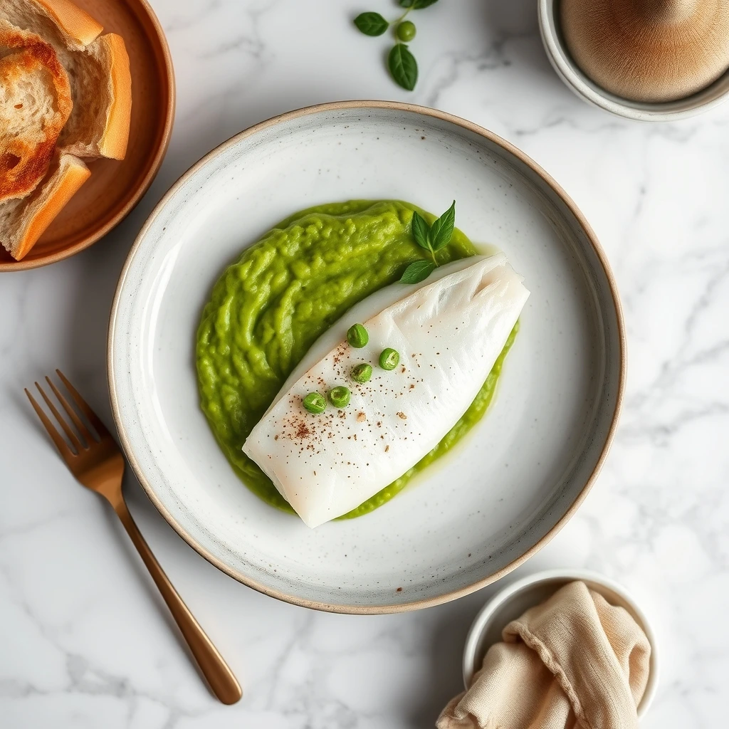 Steamed White Fish and Pea Puree: A Gentle Topper for Cats step 7