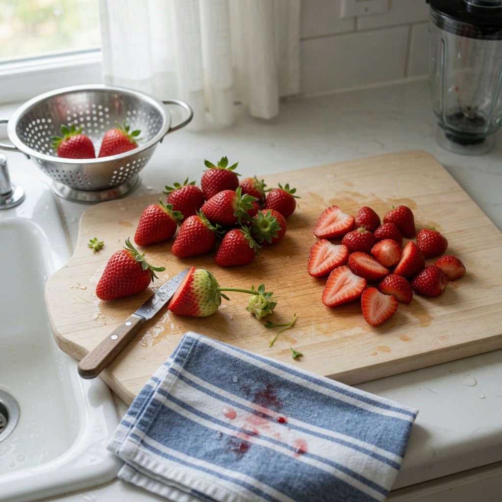 Strawberry Yogurt Freezie Recipe for Dogs