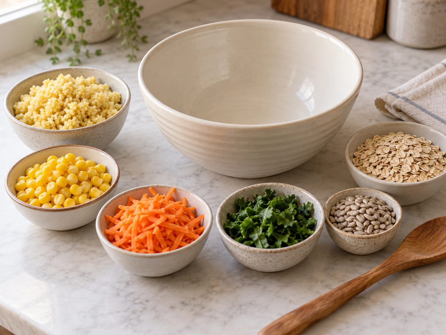 Sweet Corn and Millet Seed Bake for Pet Birds step 1