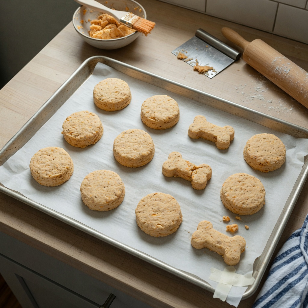 Sweet Potato Biscuits for Dogs step 5