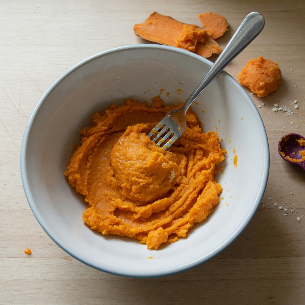 Sweet Potato Oat Flour Drops step 2